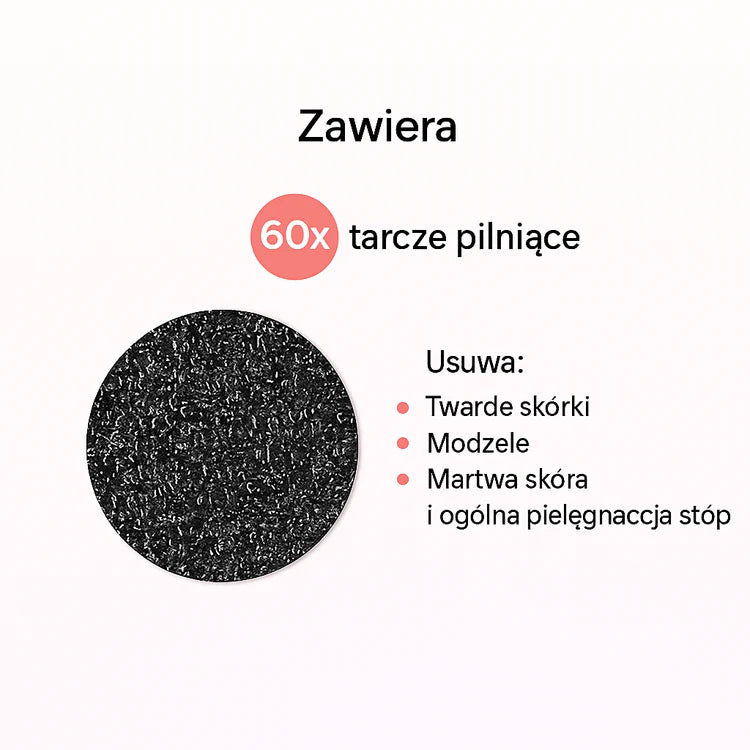 Elektryczny pilnik do stóp Blomy Touch